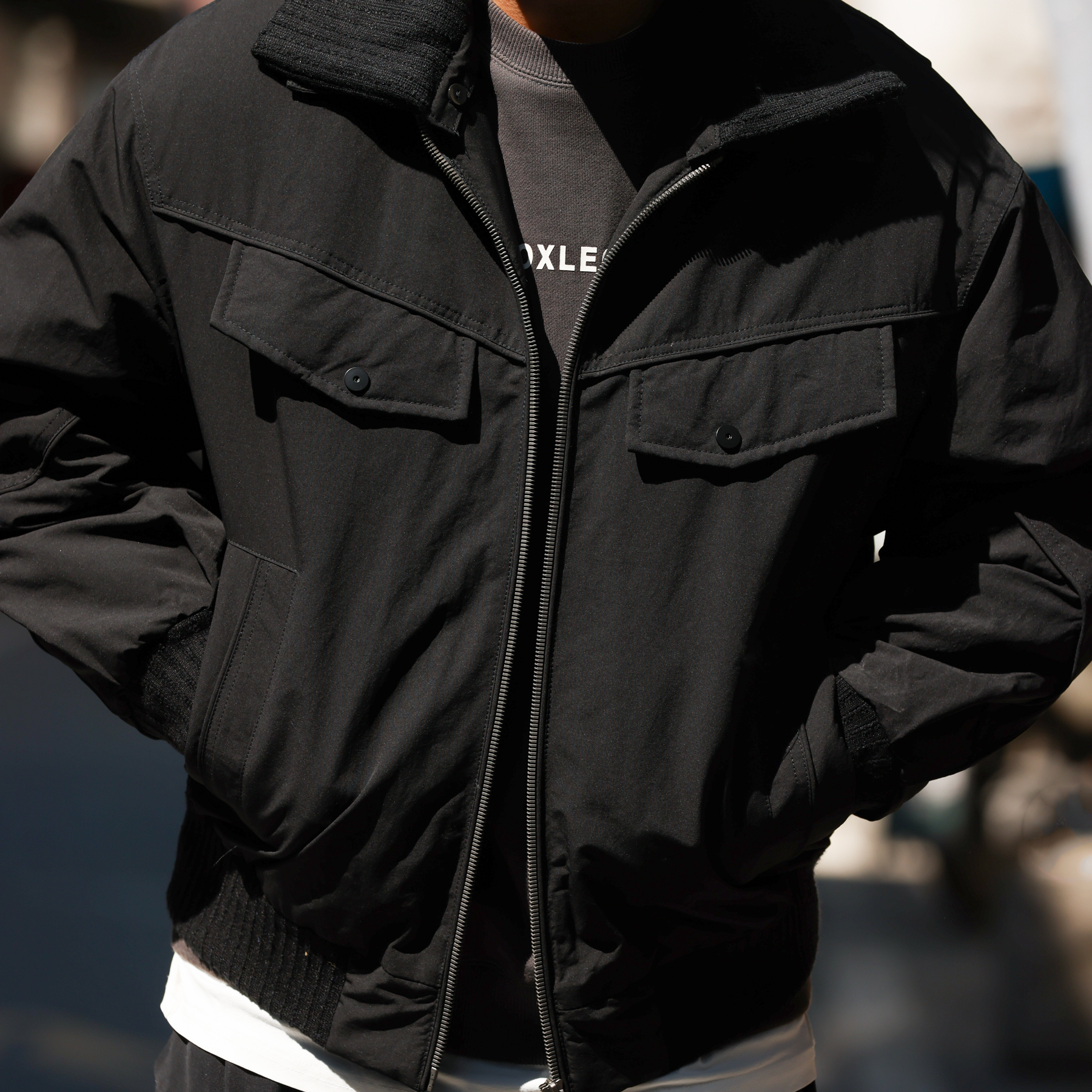 美式復古工裝雙層翻領棉服外套男加厚防寒保暖棉衣夾克