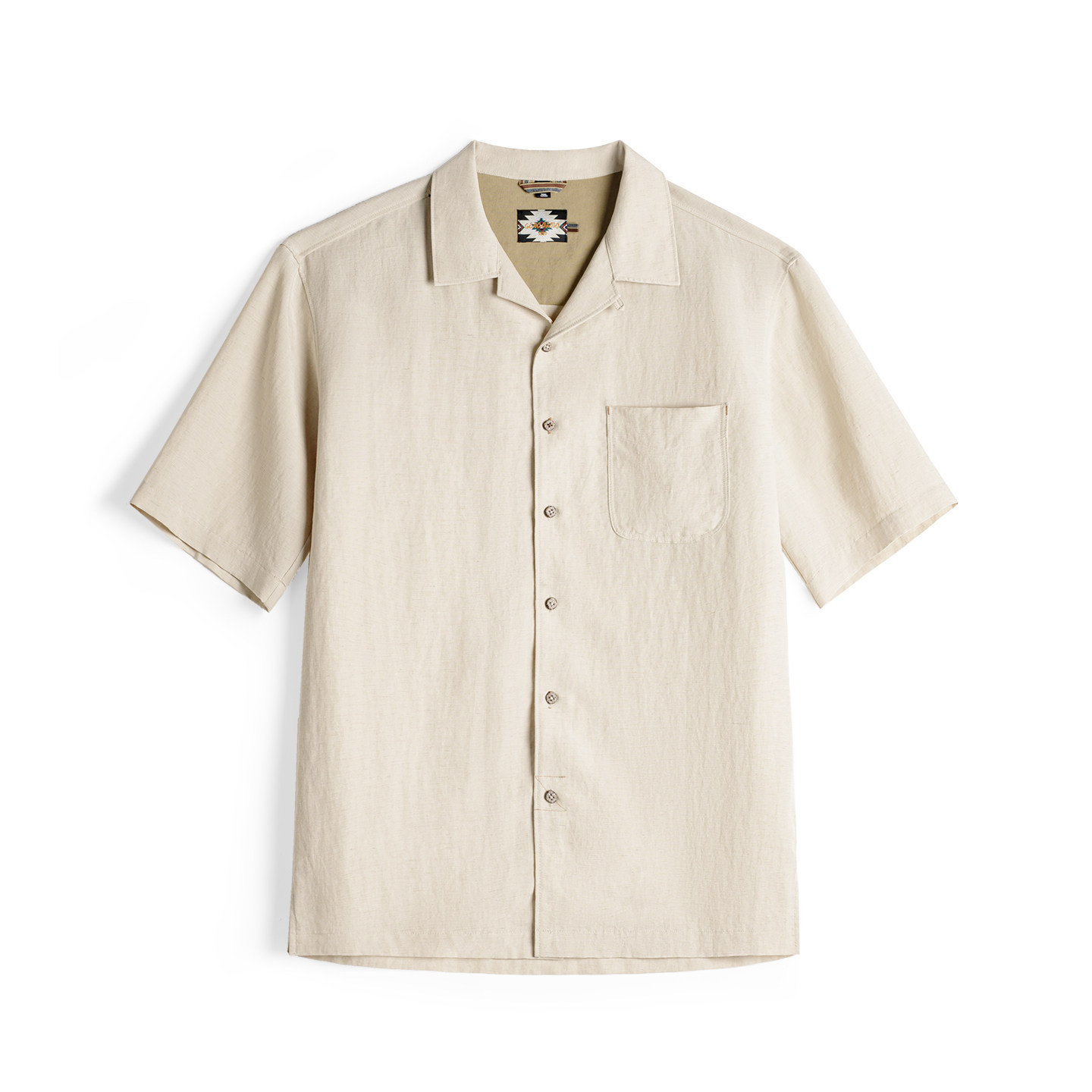 萊賽爾短袖襯衫天絲古巴領鬆弛感襯衣美式老錢風外套男夏