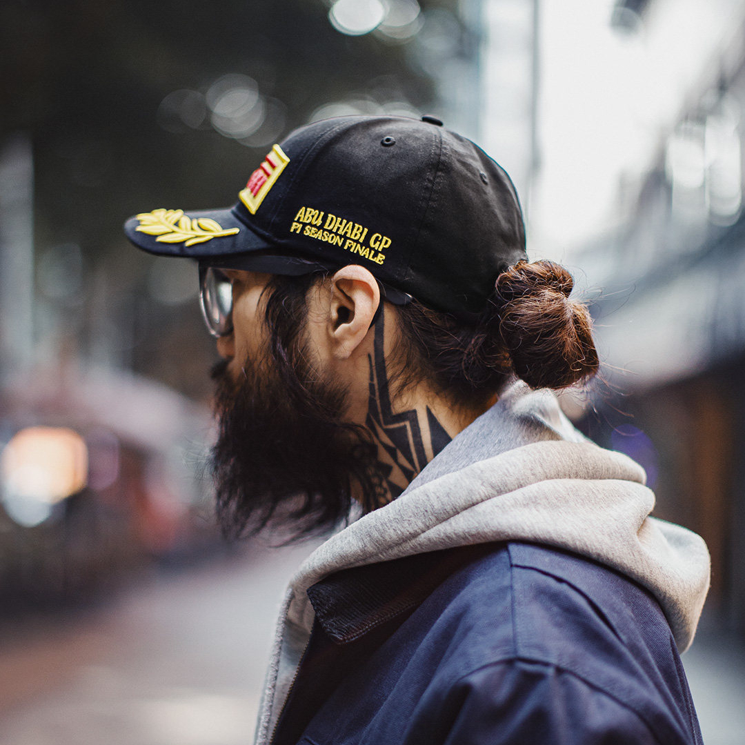 美式F1帽子冠軍刺繡平簷棒球帽黑色大頭圍鴨舌帽男款春