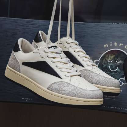 MRA爆裂紋板鞋男款2026新款復古ro小白鞋百搭運動休閒鞋潮鞋子春