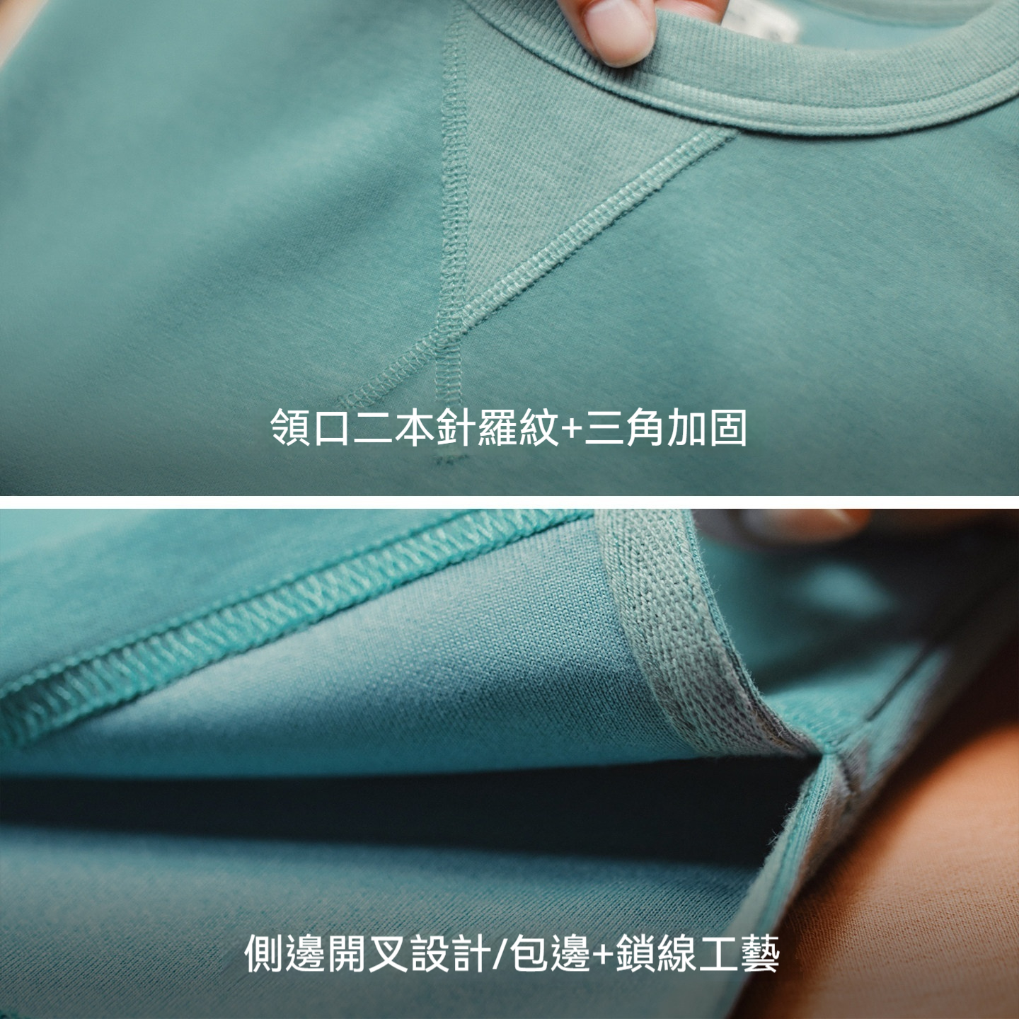 美式復古圓領羅紋套頭t恤半袖寬鬆純色休閒風短袖衫男夏