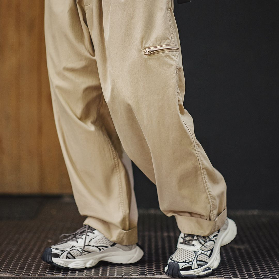 曼哈頓老爹鞋男秋季新款厚底網面增高白色軟底運動休閒鞋