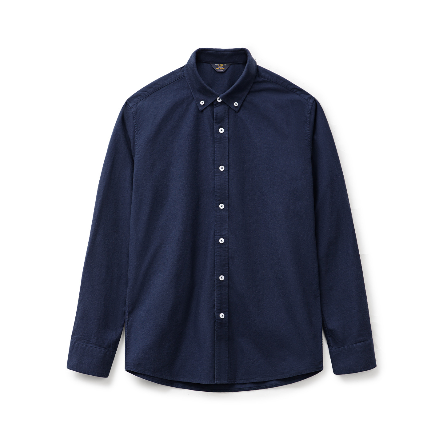 美式休閒純色牛津紡襯衫長袖外套純棉牛津布薄款襯衣男秋