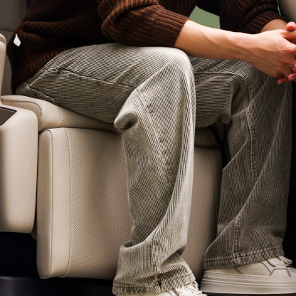 美式復古燈芯絨牛仔褲男寬鬆水洗做舊感vibe直筒休閒褲