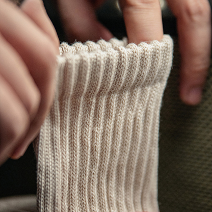 日系復古針織中筒襪子阿美咔嘰純棉粗針美式長襪男秋冬