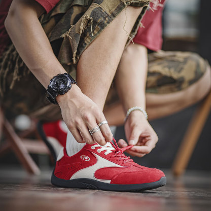 MRA錦鯉賽車鞋男2025新款秋季運動休閒板鞋平底德訓鞋復古訓練鞋