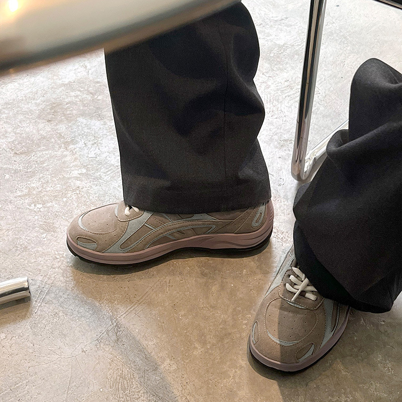 戶外慢跑鞋男款2025新款秋季復古阿甘鞋登山鞋百搭休閒運動鞋