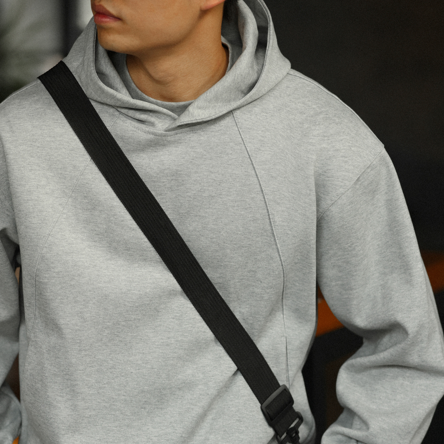 美式休閒廓型連帽衛衣男寬鬆405g重磅vintage運動帽衫秋