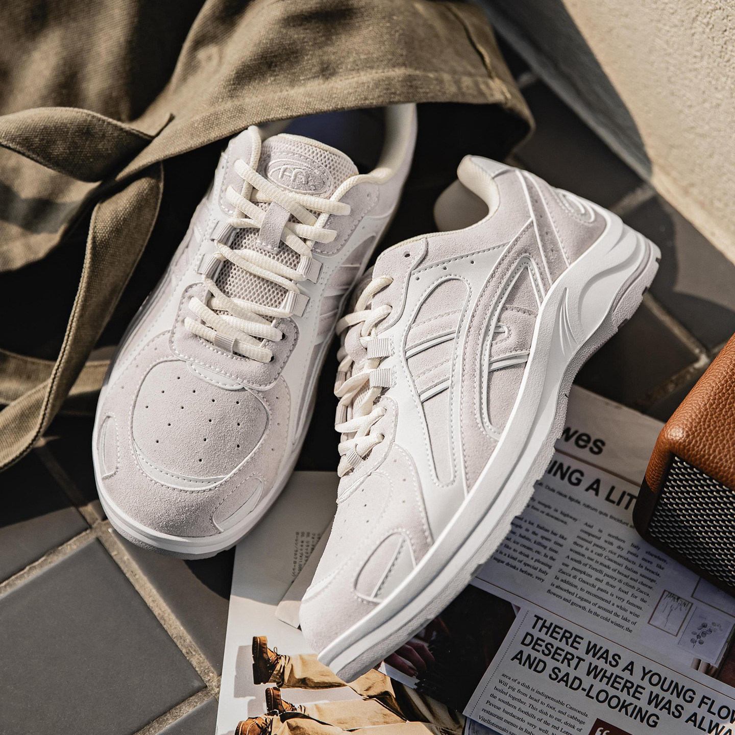 MRA復古慢跑鞋男士2026春季新款輕便透氣百搭通勤戶外運動休閒鞋