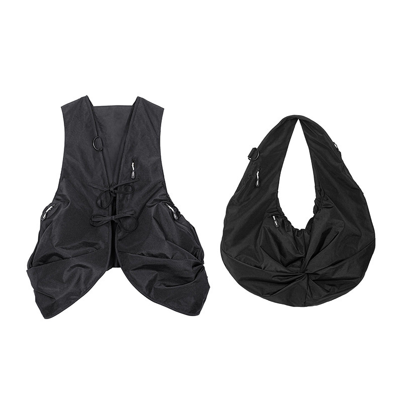 MRA 多功能戰術馬甲包無袖坎肩背心戶外機能挎包外套男春秋