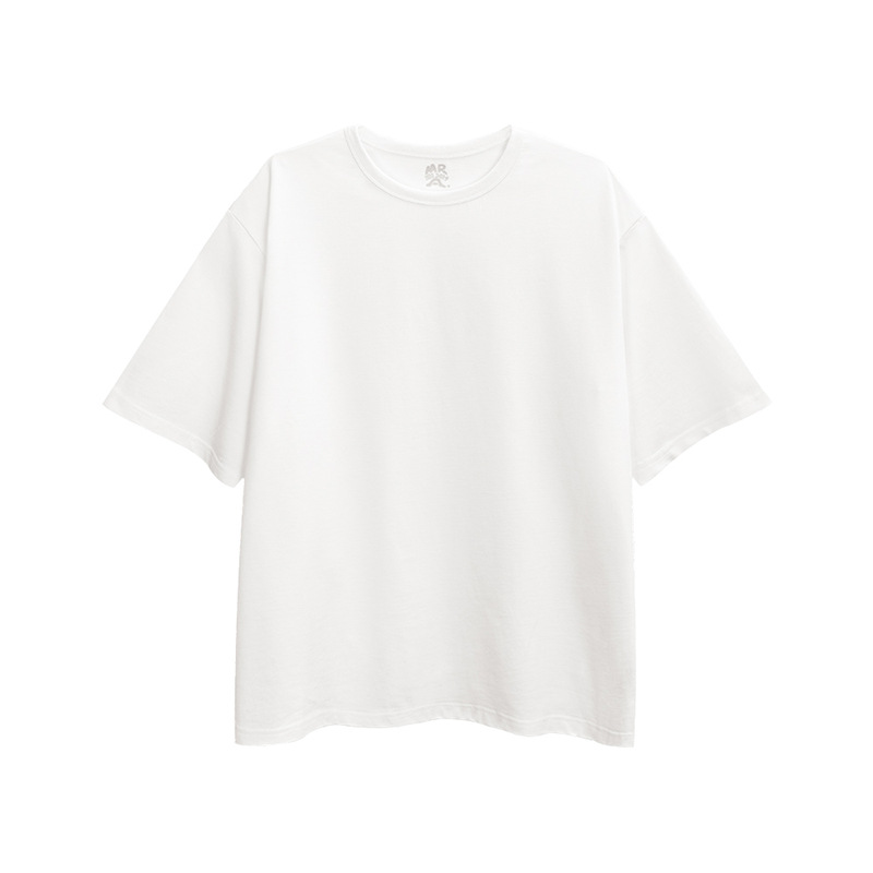 MRA白色重磅t恤二本針黑色半袖cleanfit短袖寬鬆打底衫男夏