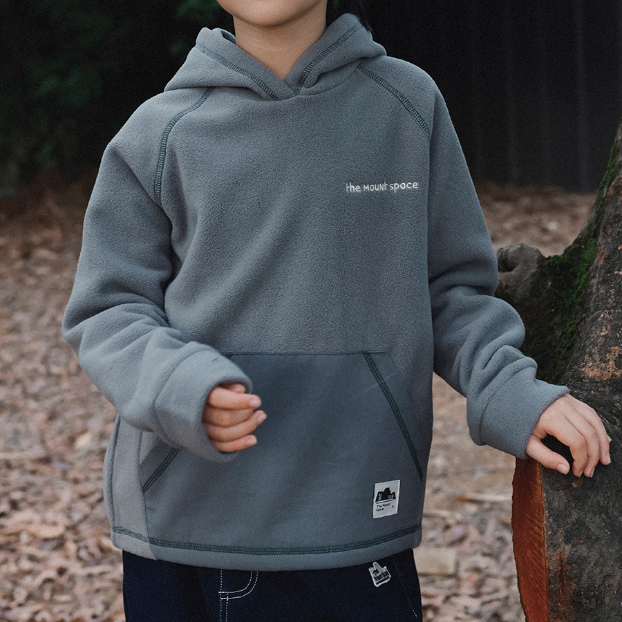 兒童衛衣2025冬季新款男童戶外休閒長袖抓絨保暖連帽衛衣男孩衣服