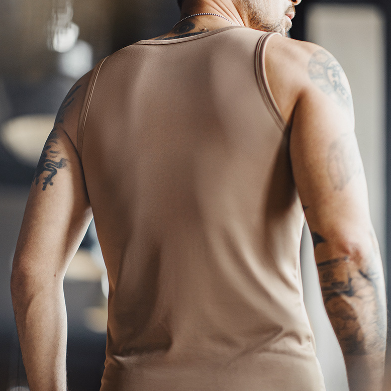 冰感&輕防曬羅紋背心-Retro's Wear