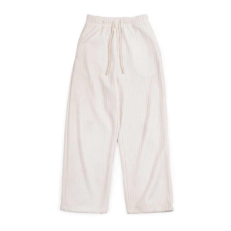 美式復古雪尼爾直筒垂感闊腿長褲軟糯風窄版顯瘦休閒褲-Retro's Wear