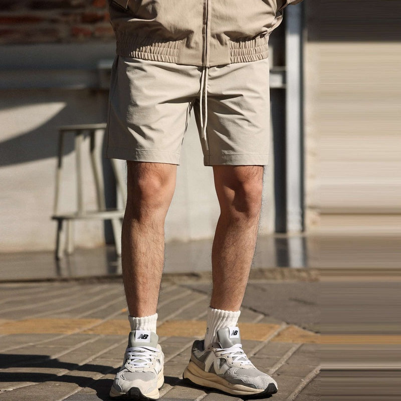 美式休閒180g輕量感短褲男cleanfit抗皺易打理五分褲