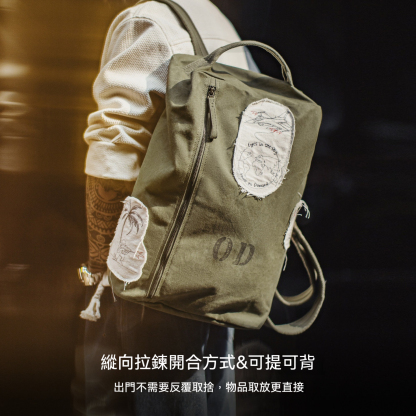 美式復古制式大容量電腦雙肩包旅行徒步通勤水桶背包男款