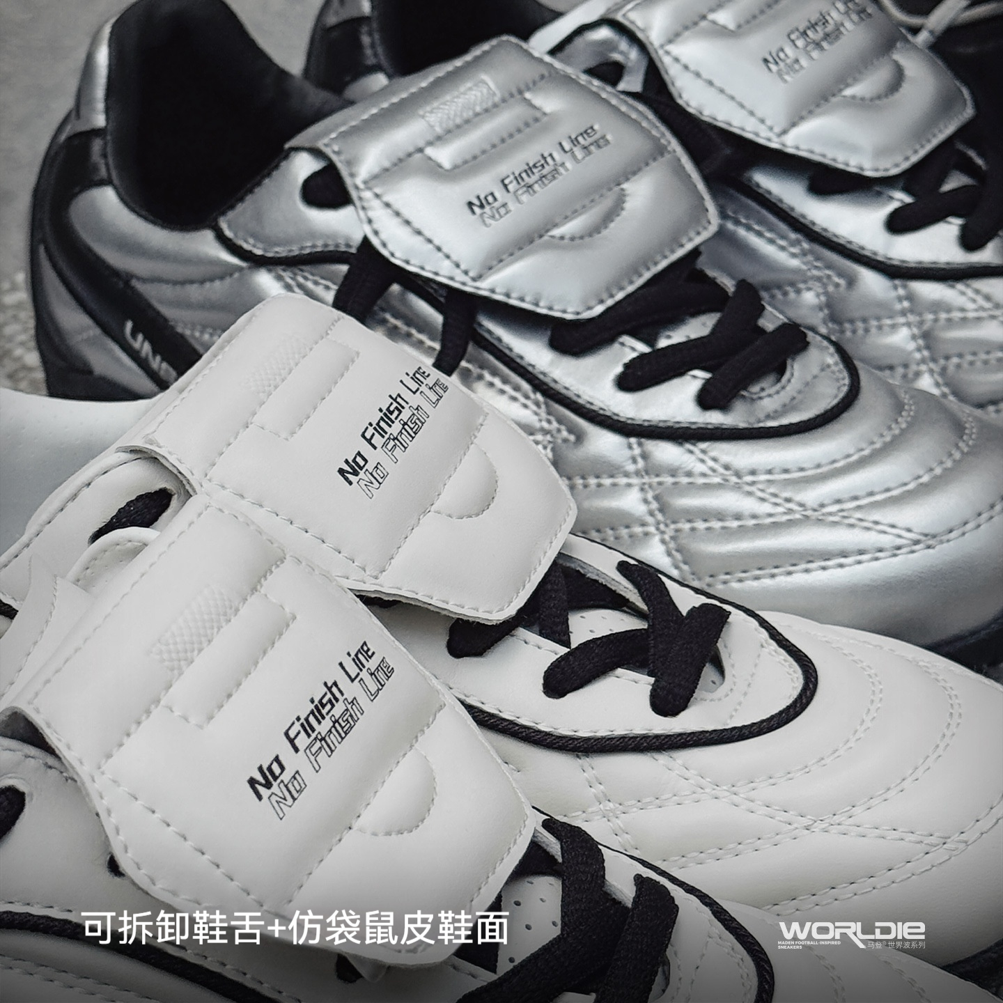 復古黑白色休閒百搭德訓鞋運動輕便平軟底足球鞋子潮女士秋冬