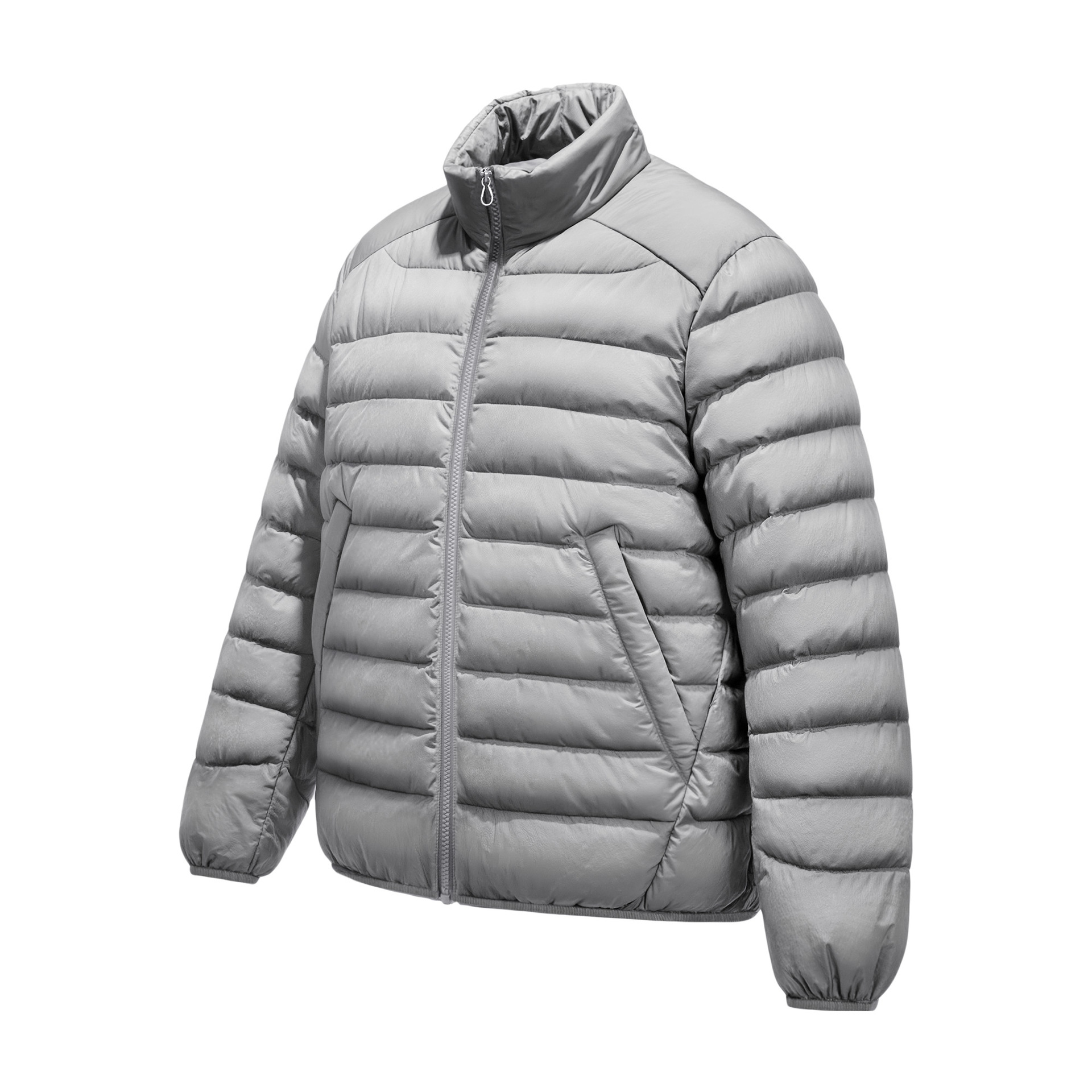 美式超輕薄排骨白鴨絨羽絨服夾克外套內搭短款內膽男秋冬