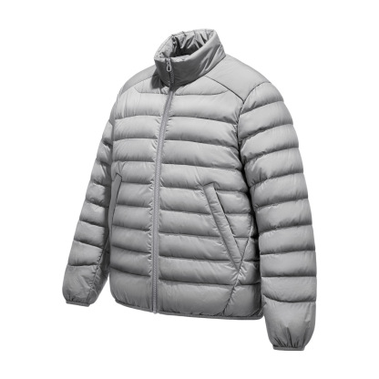 美式超輕薄排骨白鴨絨羽絨服夾克外套內搭短款內膽男秋冬