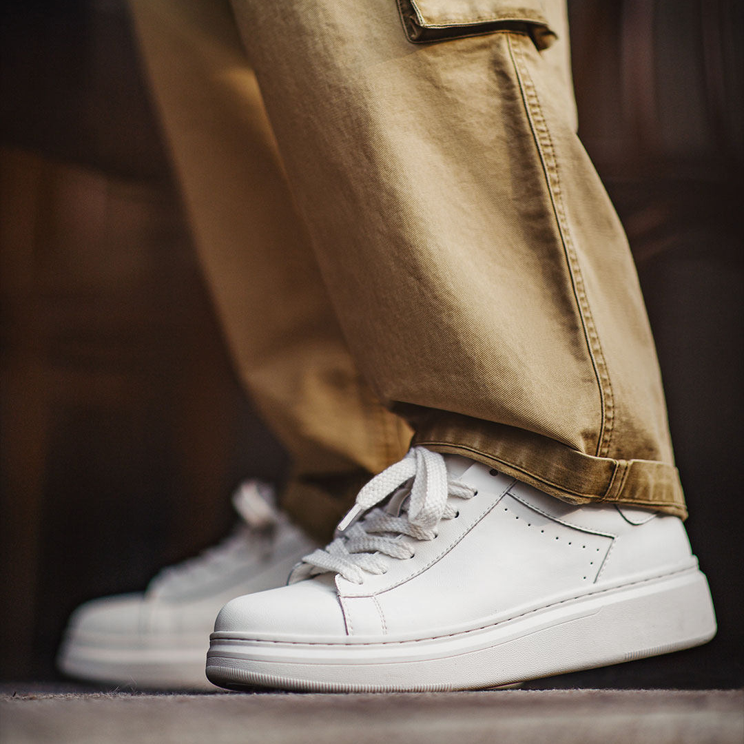 灰影德訓鞋男春季新款復古紮染帆布板鞋平底休閒百搭阿甘鞋子