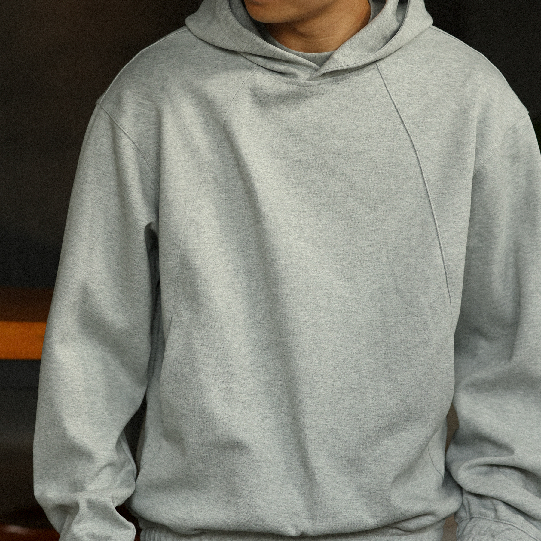 美式休閒廓型連帽衛衣男寬鬆405g重磅vintage運動帽衫秋