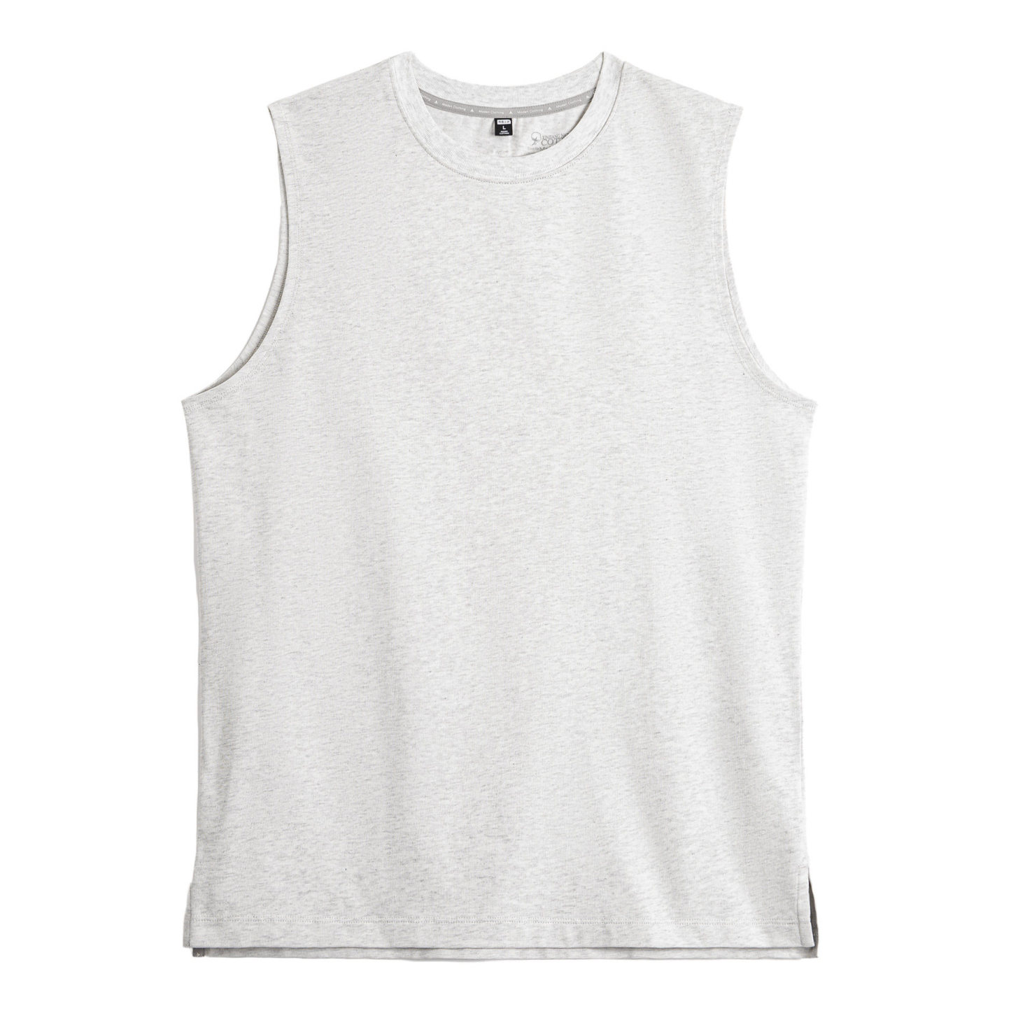 美式白色新疆純棉健身背心跨欄重磅無袖內搭坎肩打底衫男