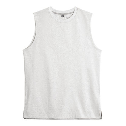 美式白色新疆純棉健身背心跨欄重磅無袖內搭坎肩打底衫男