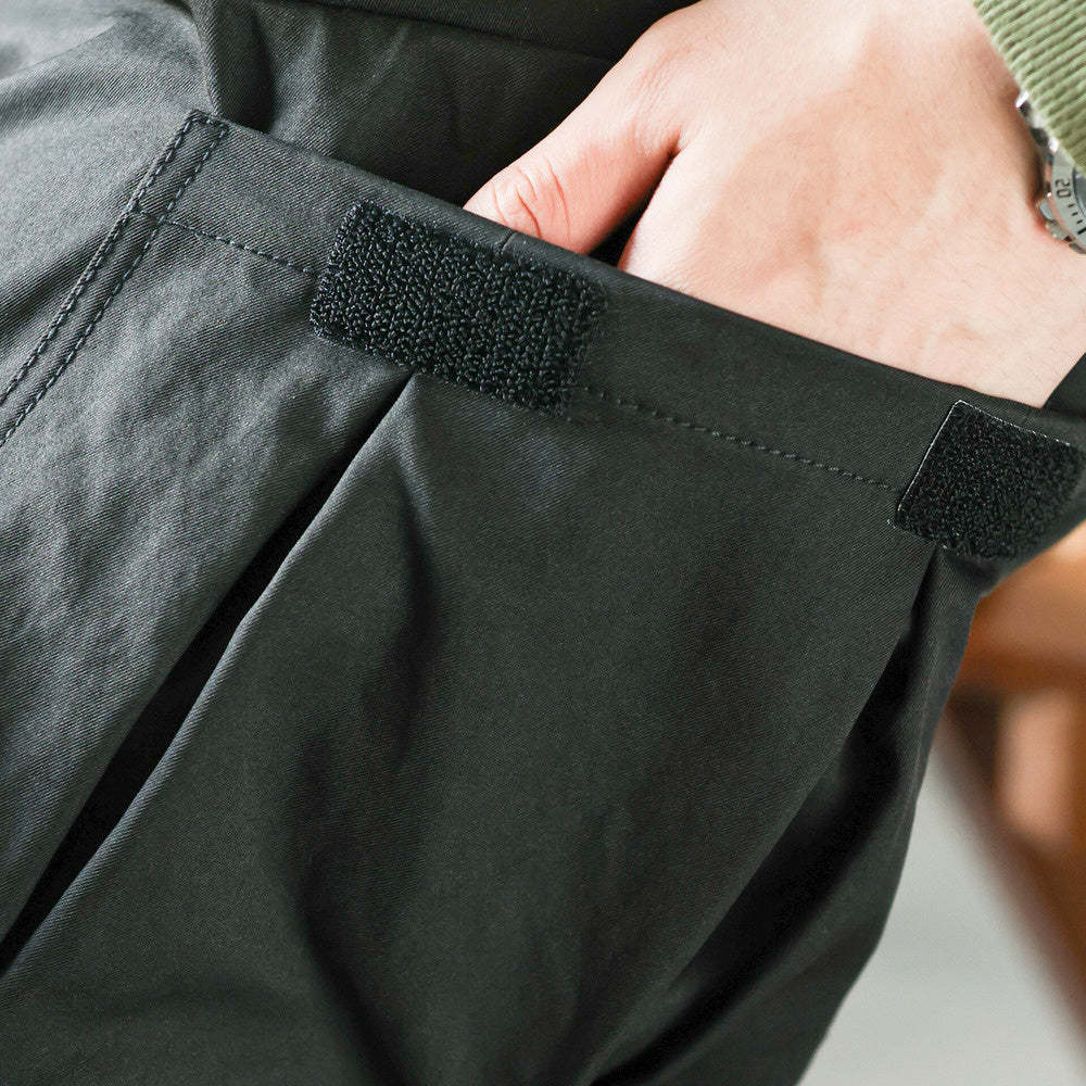 冬季戶外工裝羽絨褲男保暖運動側邊口袋設計美式休閒長褲子-Retro's Wear