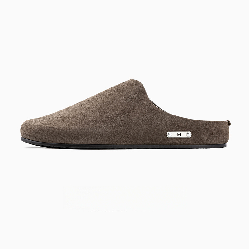 MRA銀標勃肯穆勒拖鞋男鞋外穿通勤cleanfit包頭懶人一脚蹬半拖鞋