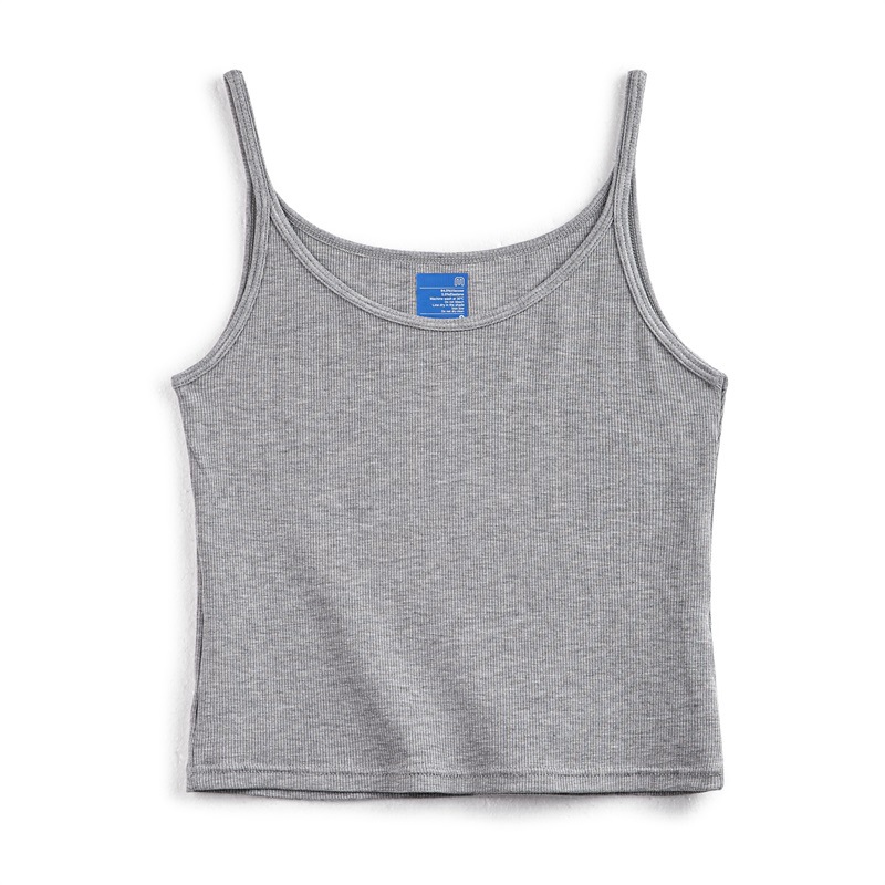 針織細帶背心復古辣妹純色吊帶內搭打底百搭無袖外穿上衣夏女