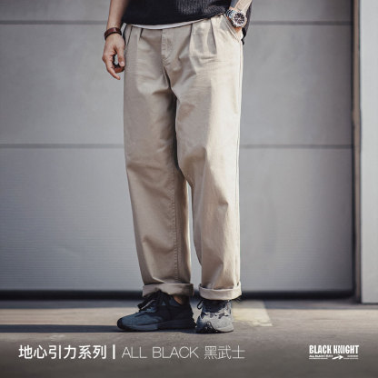 復古黑武士老爹鞋純黑色厚底减震運動休閒百搭鞋子男春季