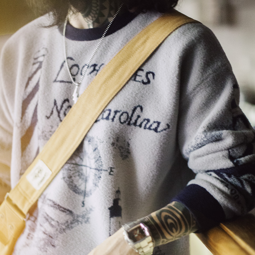 美式灰色圓領套頭毛衣軟糯保暖加厚慵懶風寬鬆外套男秋冬