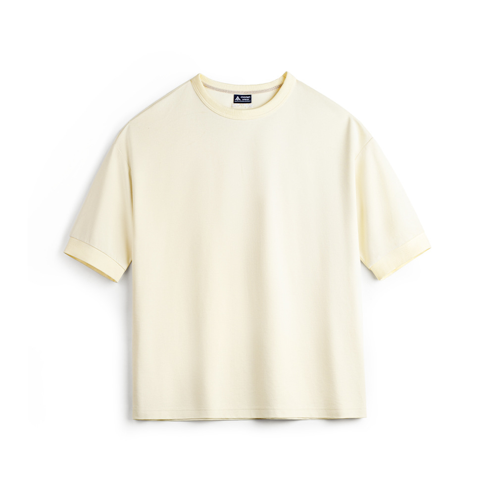 美式休閒寬鬆棉Cityboy短袖日系落肩垂感透氣半袖男春夏