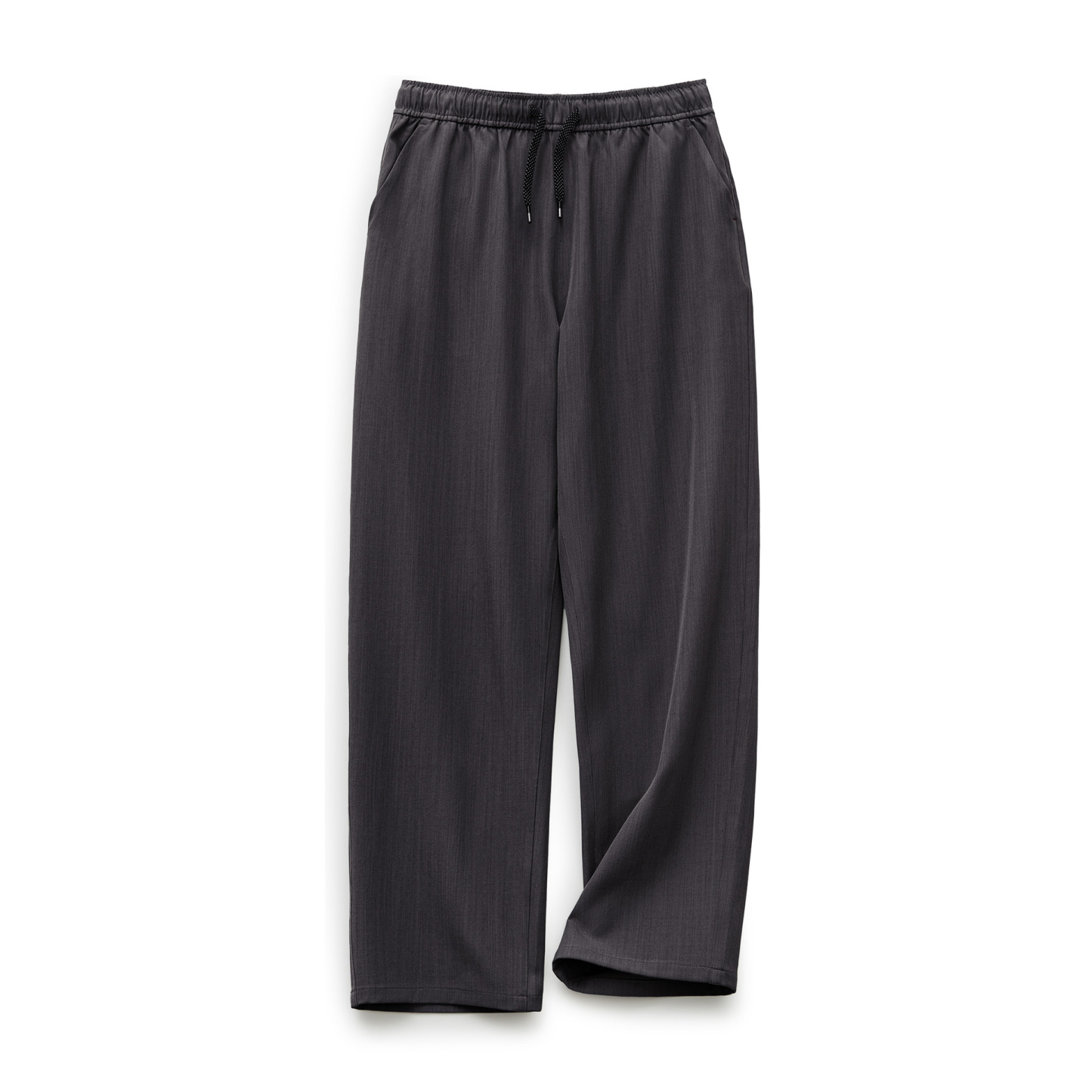 休閒西裝褲垂墜感cleanfit老錢風灰色通勤長褲子薄款男夏