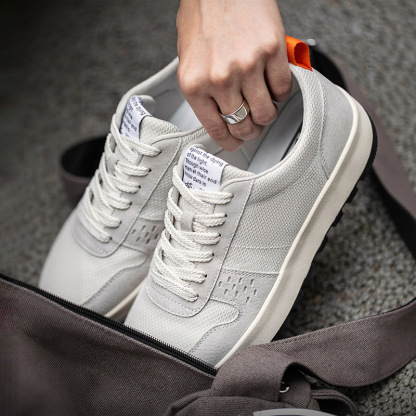 星際鞋復古運動厚底華夫鞋男夏季透氣網面輕薄百搭休閒阿甘鞋