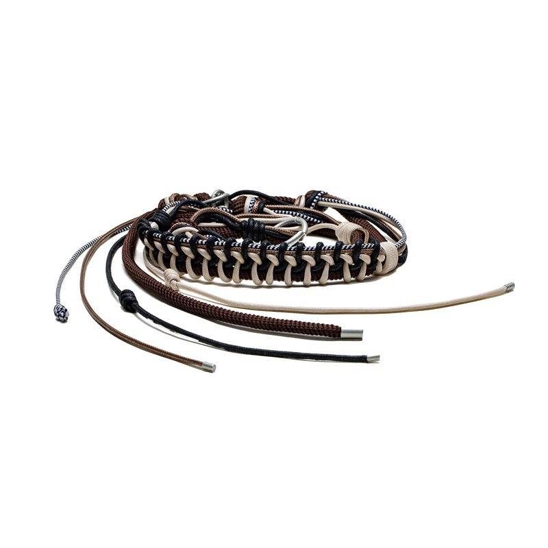 美式vintage多用編織腰帶戶外腰鏈褲鏈掛飾肩帶裝飾男士-Retro's Wear