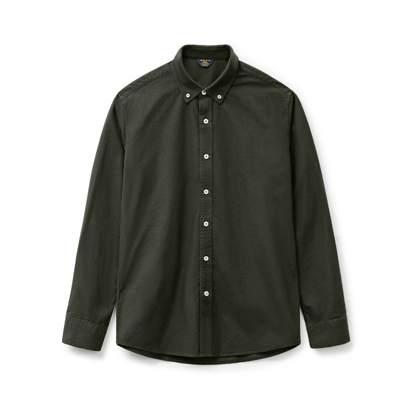 美式休閒純色牛津紡襯衫長袖外套純棉牛津布薄款襯衣男秋