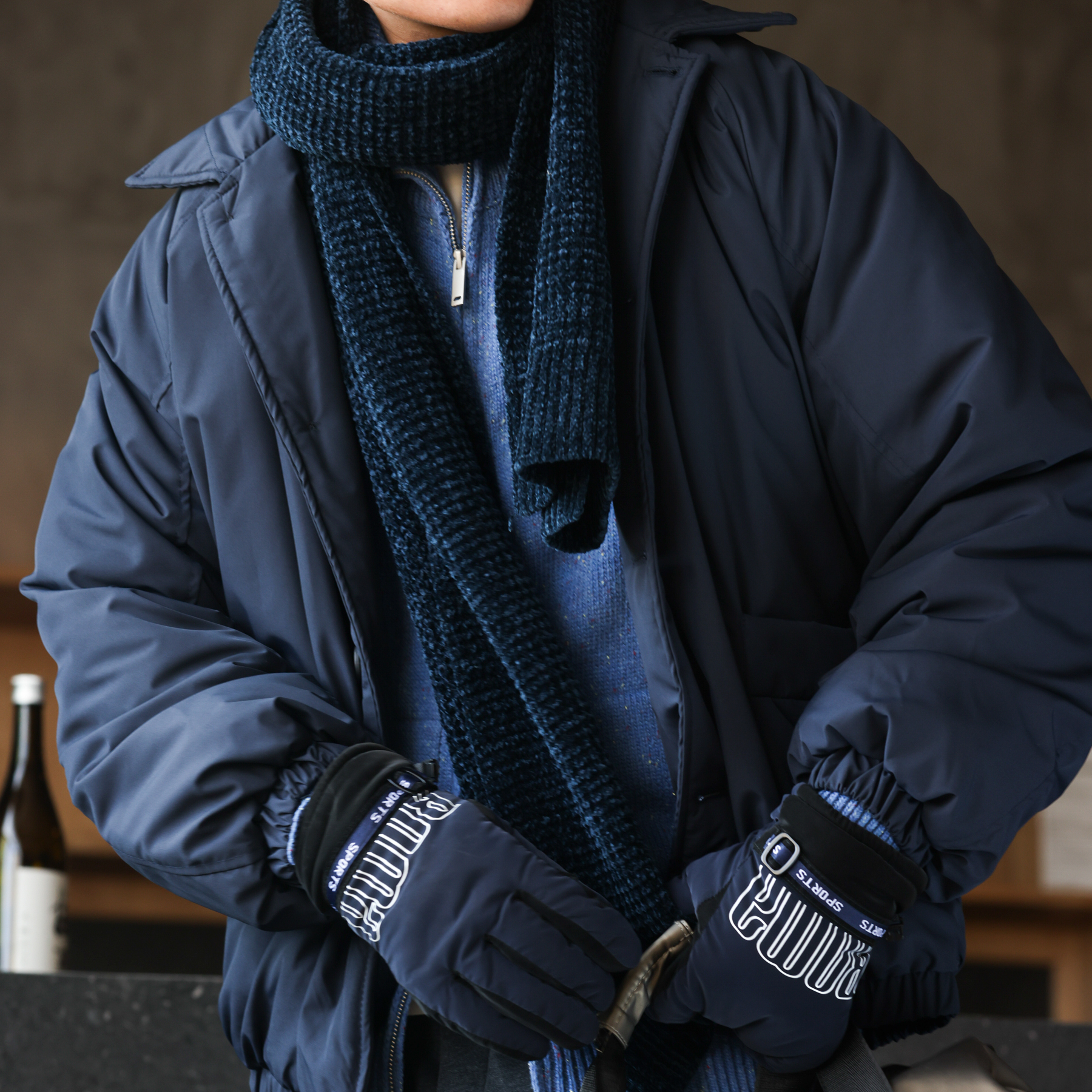 美式復古加棉加厚工裝夾克棉襖男戶外飛行員棉服外套冬