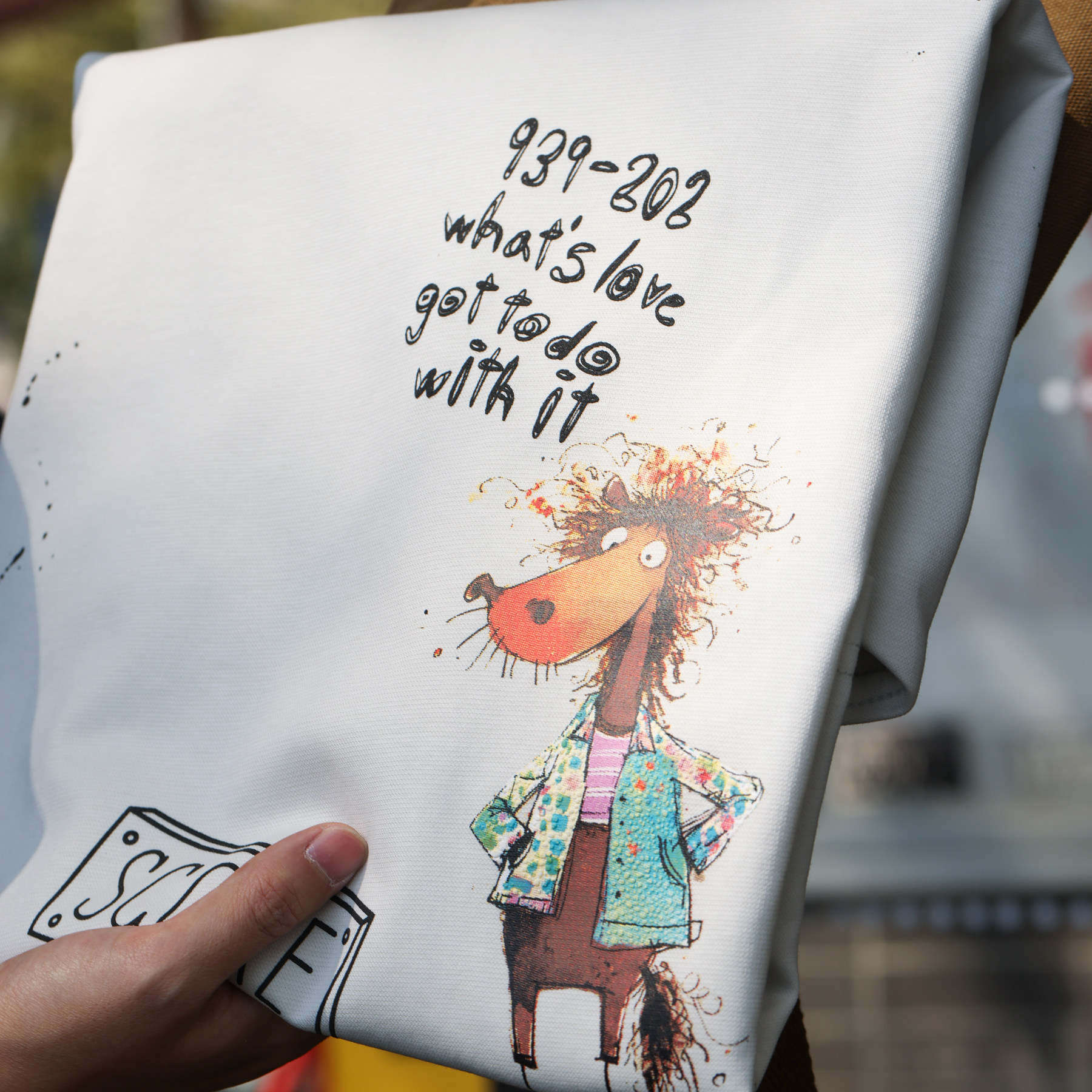 美式休閒刺繡印花短袖T恤男生微寬趣味卡通210g打底衫夏