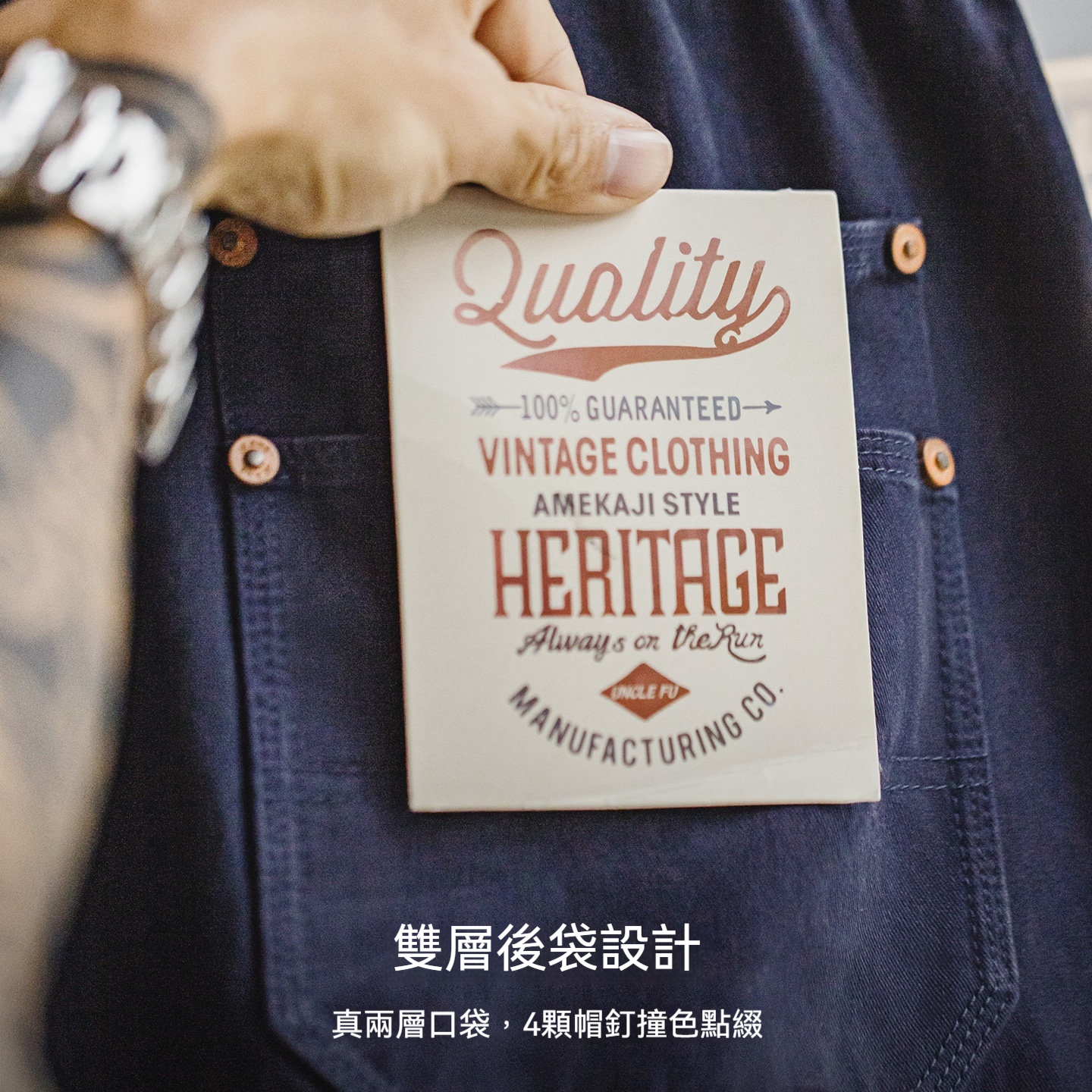 美式復古水洗多口袋工裝伐木褲純棉闊腿束脚休閒褲子男春