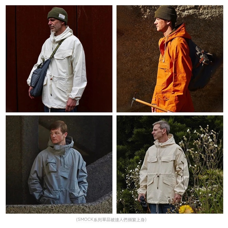 美式復古SMOCK甲板服衛衣戶外防風連帽外套男春秋-Retro's Wear