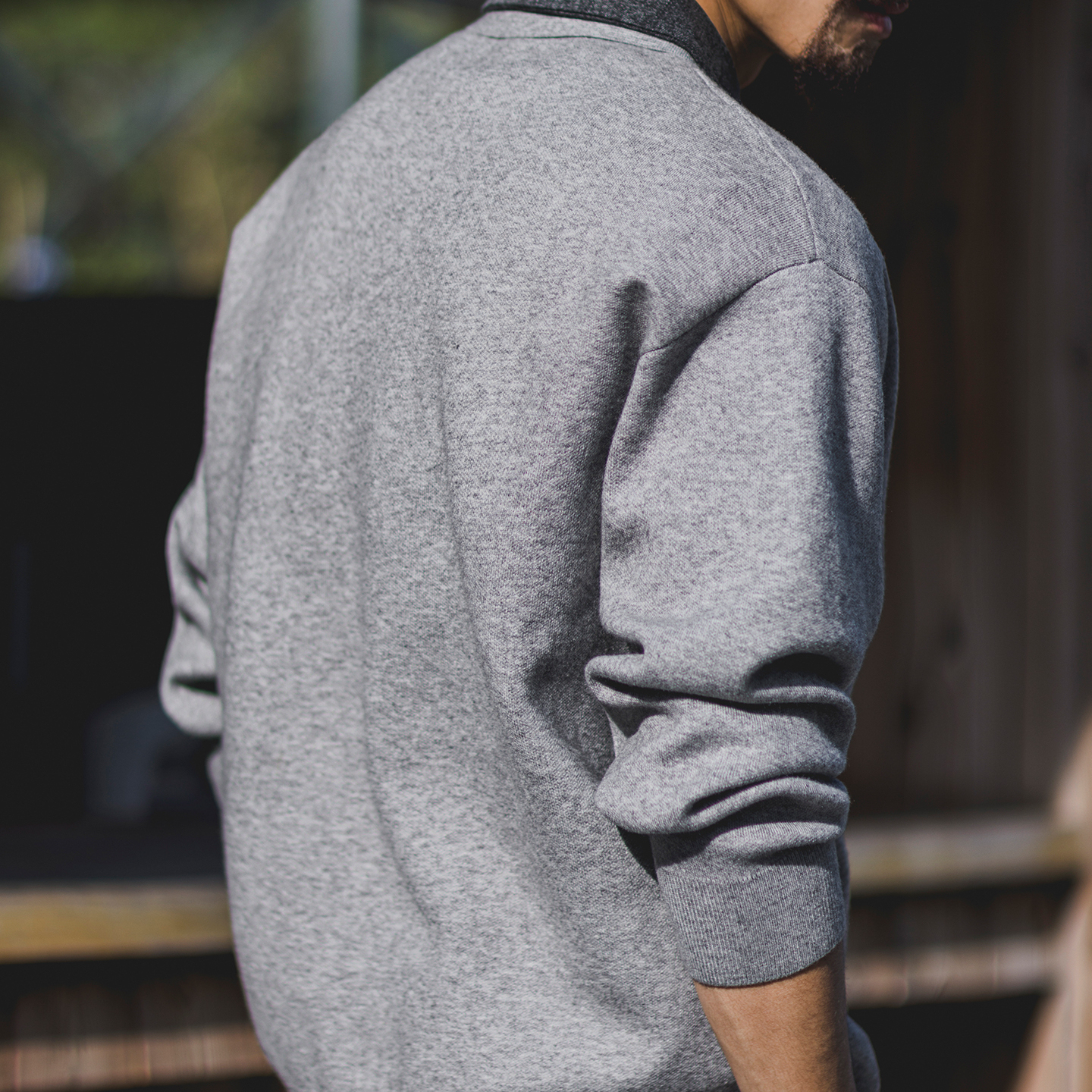 復古撞色拼接假兩件翻領毛衣男2025秋冬季新款寬鬆休閒通勤針織衫