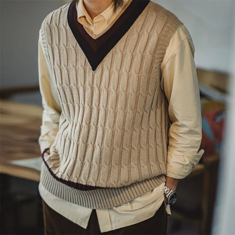 Ivy Style * V領毛衣背心，搞定早秋穿搭-Retro's Wear