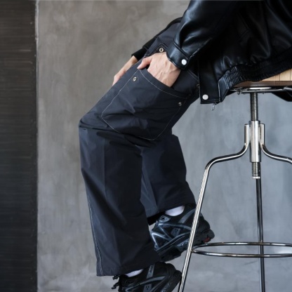 美式都市遊獵戰術羽絨褲男冬季禦寒保暖戶外工裝休閒褲