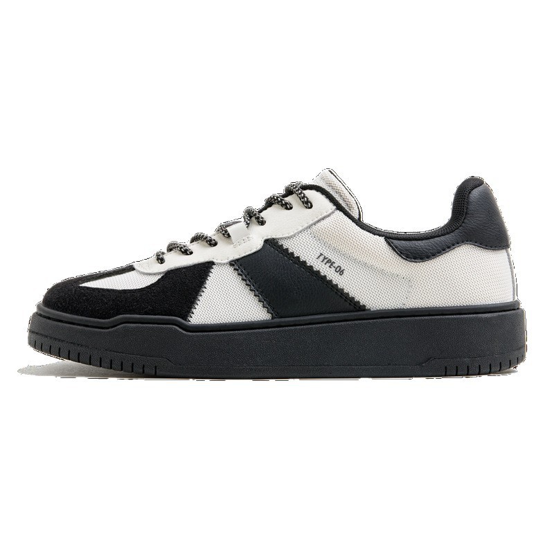 猫熊德訓鞋2026冬季新款復古厚底增高休閒阿甘鞋男士通勤板鞋