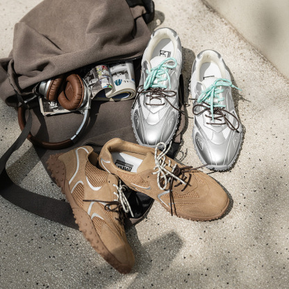 珠釘訓練鞋男鞋夏季新款透氣德訓鞋運動休閒賽車鞋復古潮鞋子