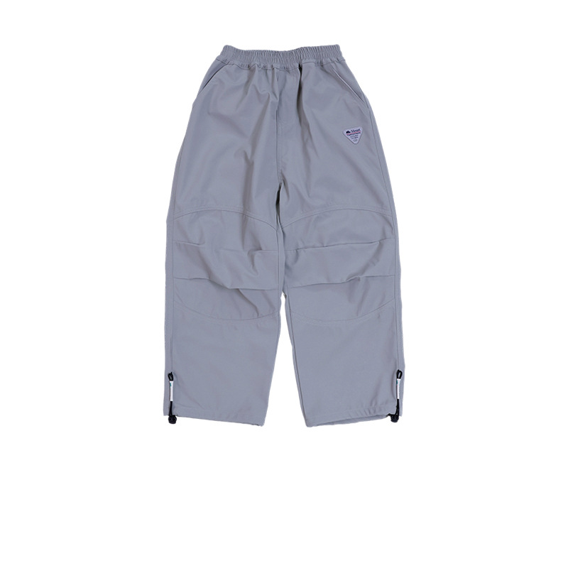 山系兒童傘兵褲2025秋季新款戶外男童防風速幹褲子中大童薄絨長褲