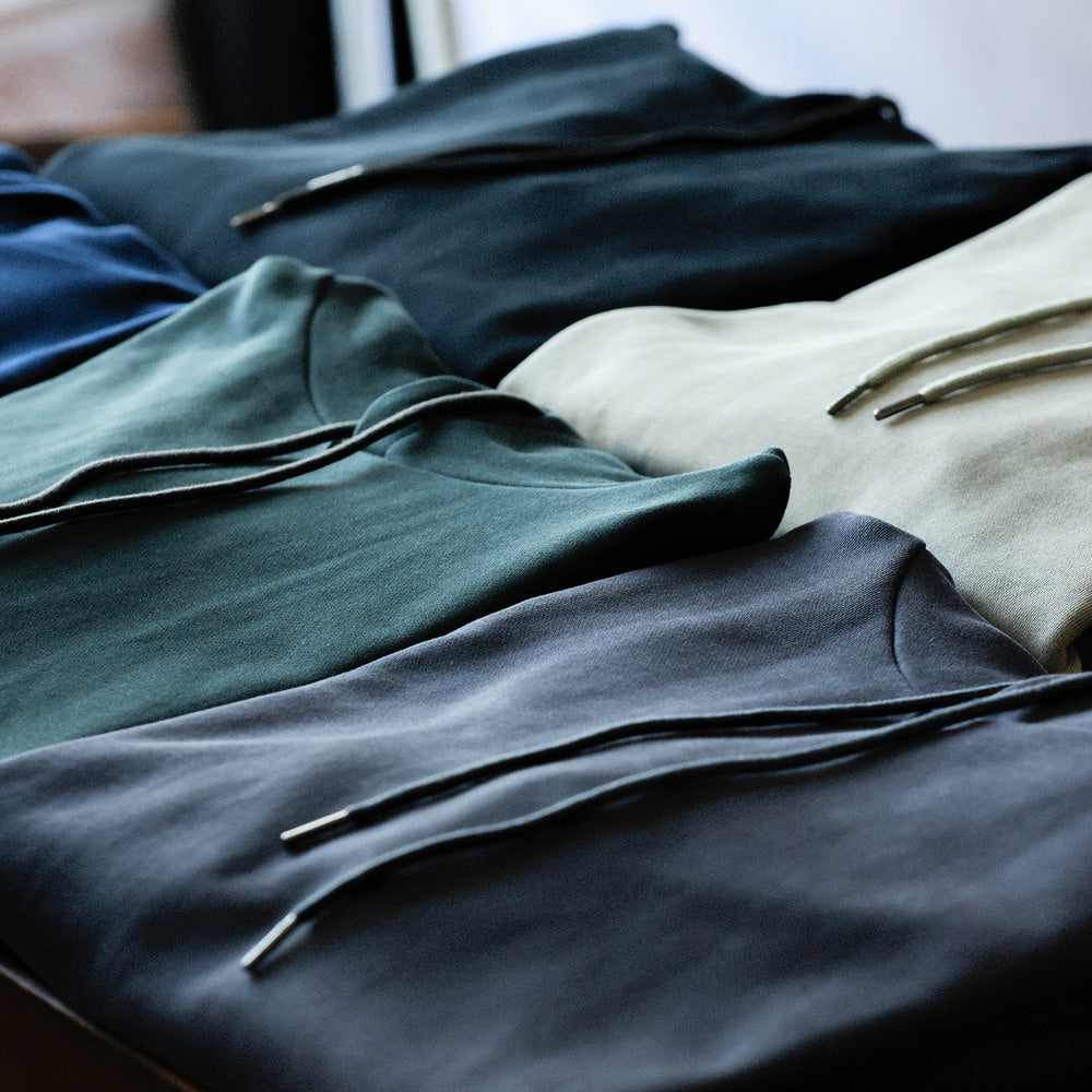 美式休閒480g重磅連帽衛衣男寬鬆純棉毛圈底cleanfit運動帽衫-Retro's Wear