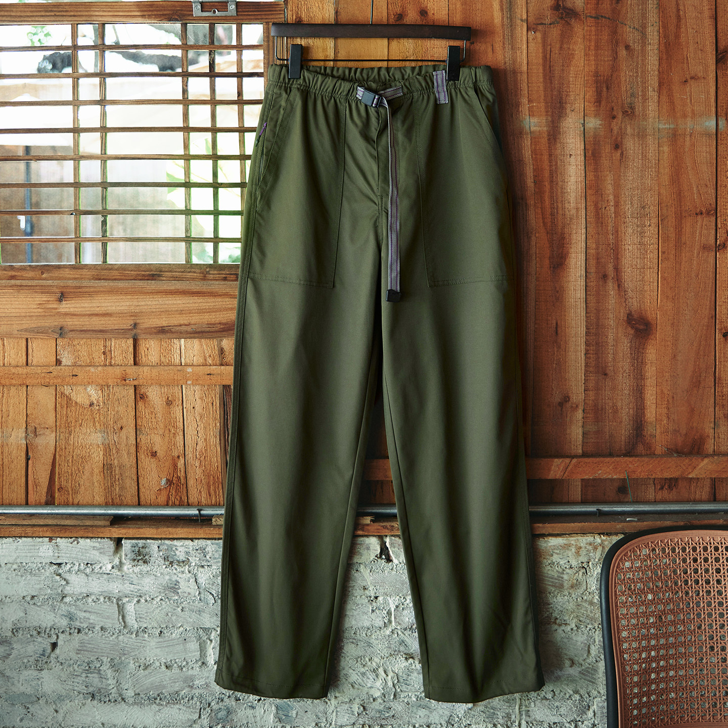 日系戶外防潑水抽繩束脚傘兵褲男2025秋季新款直筒工裝休閒長褲