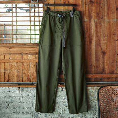 日系戶外防潑水抽繩束脚傘兵褲男2025秋季新款直筒工裝休閒長褲